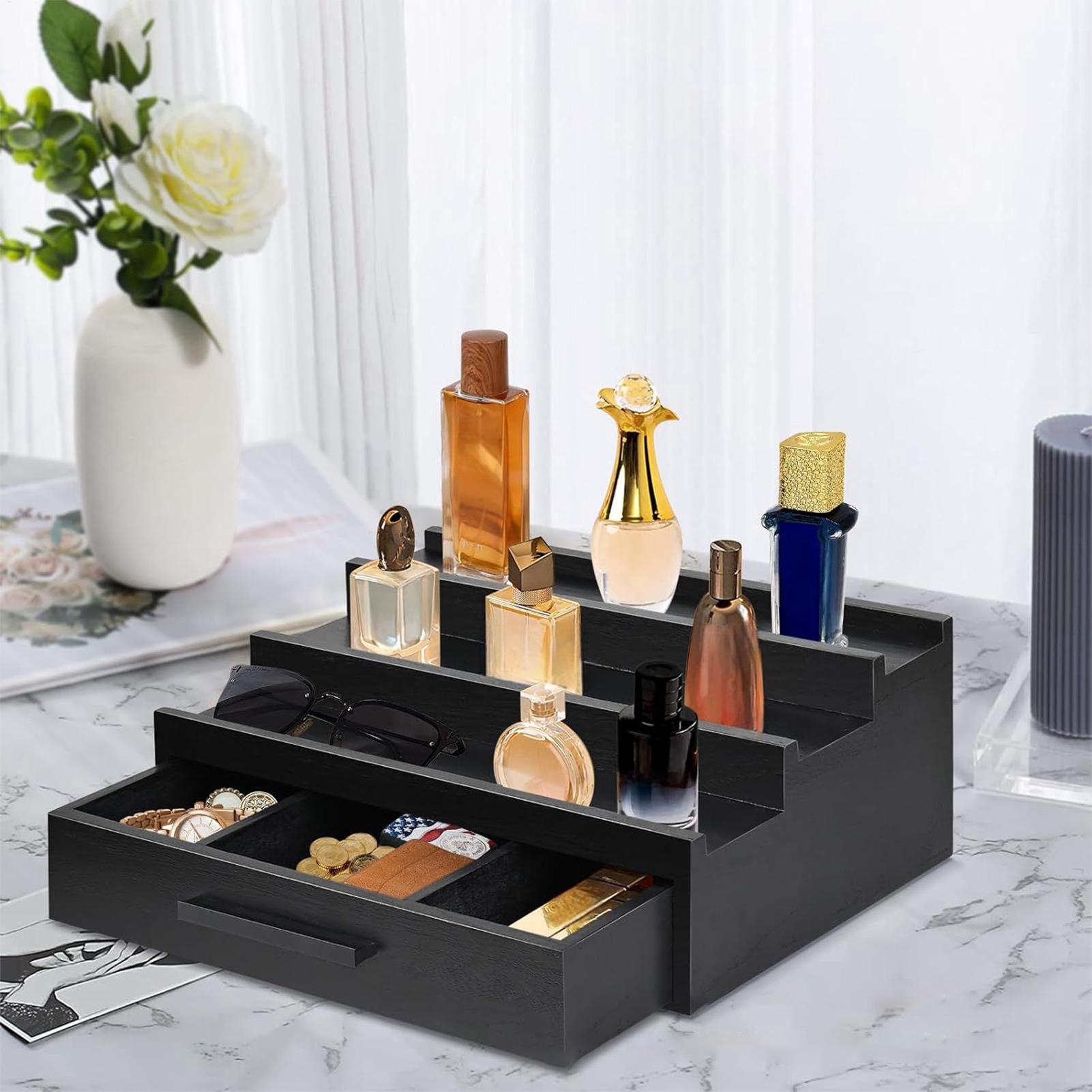 Perfume Fragrance Types For Men - منظم عطور ثلاثي الطبقات، رف عطور
