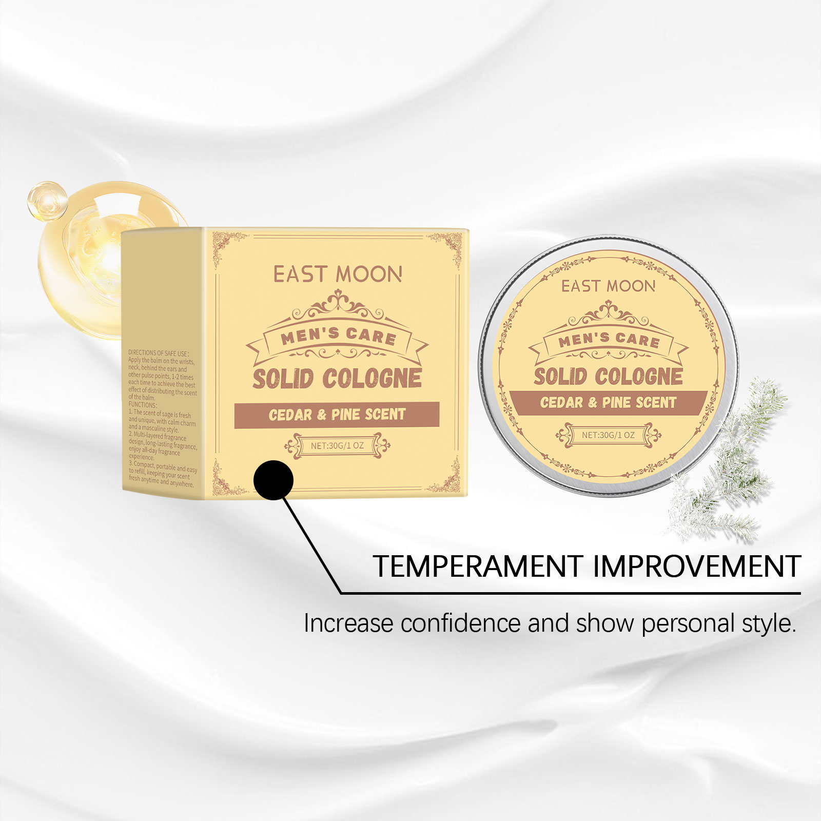 عطر خشب الأرز الصلب من إيست مو - مراجعة Cologne Solid Balm وسعره