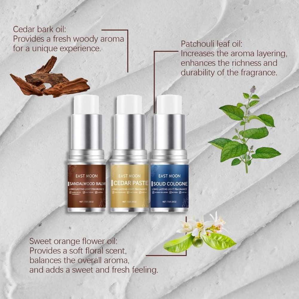 عطر صلب طبيعي إيست مون برائحة  - مراجعة Cologne Solid Balm وسعره