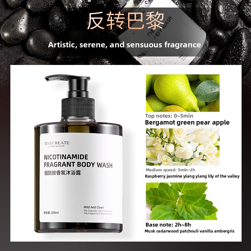 غسول الجسم بالنياسيناميد مرطب  - مراجعة Perfume Fragrance Body Wash وسعره